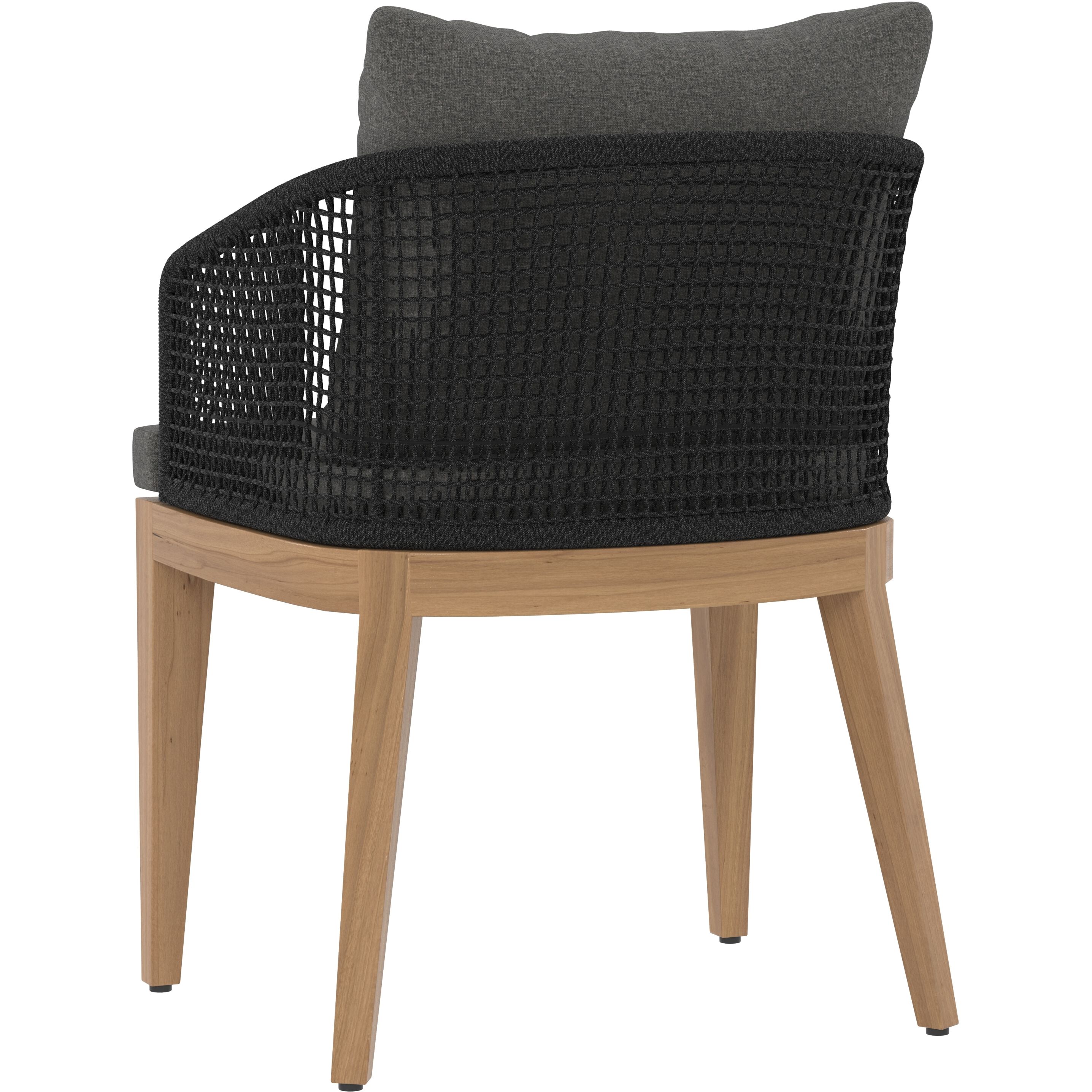 Capri Natural / Gracebay Grey Outdoor Dining Armchair